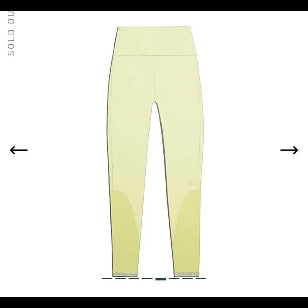 SOLD—Brand new NWT yellow tint leggings size small